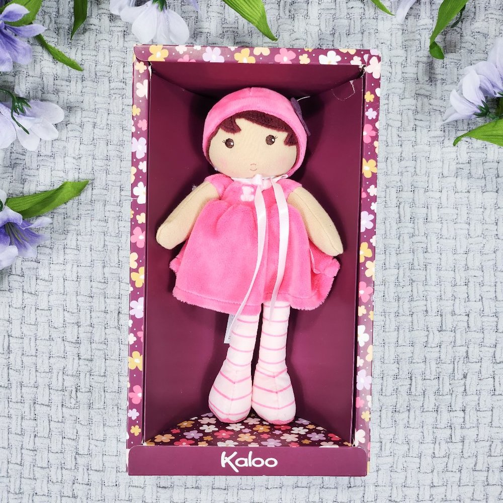 Kaloo Tendresse Emma K. My First Doll Medium Soft Plush Doll New